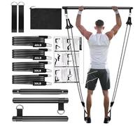 Pilate Bar Kit - Equipment Enhancer Workout Adjustable Multifunctional,Yoga Pilates Bar Kit | for Muscular Strength Legs Butt Hip Waist Arm Training Women Men