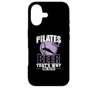 Pilates and Beer that's why I'm here Powerhouse Case for iPhone 17