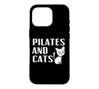 Pilates And Cats Owner Lover Instructor Teacher Cute Mom Dad Case for iPhone 16 Pro