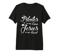 Pilates and Jesus Lover Mind Body Movement Premium T-Shirt