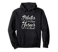 Pilates And Jesus Lover Mind Body Movement Pullover Hoodie