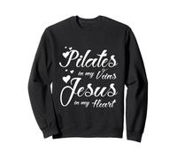Pilates And Jesus Lover Mind Body Movement Sweatshirt