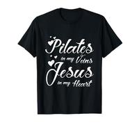 Pilates and Jesus Lover Mind Body Movement T-Shirt