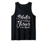 Pilates and Jesus Lover Mind Body Movement Tank Top
