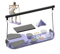 Pilates Balance Board | PP Foam Tube Core Trainer | Multifunctional Whole Body Exercise | Strength & Stability Training Tool | Pi Board