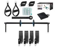 Pilates Bar Kit - Home Training for Legs | Portable Fitness Set with Training Bar | Pilates Stretch Band with Resistance Bands | Multifunctional Fitness Equipment for Full Body Training House