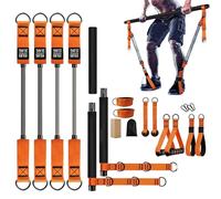 Pilates Bar Kit with Resistance Bands, Multifunctional Fitness Equipment, Multifunctional Pilates System with Adjustable Resistance for Gym Athletes Fitness Enthusiasts Shoulders Neck Waist Legs