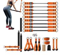 Pilates Bar Kit With Resistance Bands Pilates System, Adjustable Resistance