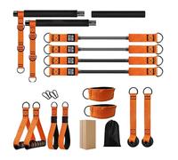 Pilates Bar Set for Women - Multifunctional Fitness Device | Pilates System Full Body Workout for Women, Men and Adults at Home or in the Gym with Shoulder Training