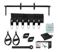 Pilates Bar Set with Resistance Bands, Pilates Bar Set for Women, Pilates Bar Workout with Resistance Bands - Portable Pilates Bar Set for Gym, Multifunctional Fitness Equipment for the Gym