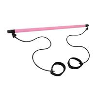 Pilates Bar - Steel EVA Latex | 2 Stage Foldable Kit Modeling Tool for Beginners for Arms, Abdomen, Legs, Buttocks, Durable - Easy Storage, Reliable Training, 1 Device