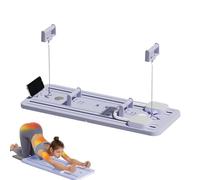 Pilates Board - 8 in 1 Folding Reformer Pilates Set | Upgraded Ab Roller Wheel with Elbow Support | Bounce Ab Roller, Built-in Mobile Phone Holder, Workout Equipment