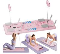 Pilates Board & Ab Core Trainer - Abdominal Exercise Board, Abs Workout Equipment, Core Strength Training Machine(Pink)