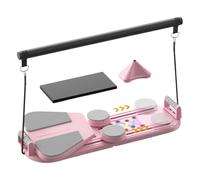 Pilates Board - Balance Kit for Home Exercise, Foldable Workout , Stretchy Band Set | Body Sculpture Toning Trainer for
