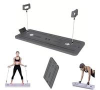 pilates board， Foldable Pilates Board for Home Training, Sliding for Complete Body Shaping and Integrated Workouts(A)