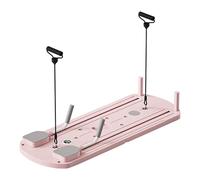 Pilates Board, Foldable Reformer Machine for Home, Automatic Rebound Abdominal Roller, Compact Workout Equipment for Core, Strength, Flexibility, Fitness
