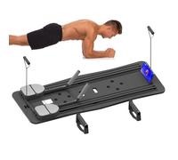 Pilates Board for Home Workout,Space Saving Abs Exercise Board for Men - Indoor Fitness Machine for Family Men Women Youth Teens Boys Girls Husband Wife Son Daughter Friends
