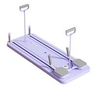 Pilates Board, Multi-functional Fitness Board, Foldable Home Gym Equipment, Roller Automatic Rebound Exercise Board, Professional Strength Training Exercise Core