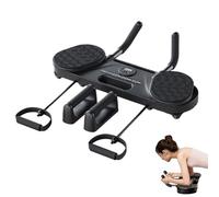 Pilates Board | Multifunction Ab Trainer Machine with Removable Bottom Wheel | Exercise Equipment for Men Women Core Training Full-Body Workout Indoor Home Gym Daily Routine
