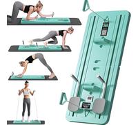 Pilates Board Multifunction Abdominal Trainer, Home Core Workout Equipment, Reformer-Style Pilates Machine for Full Body Fitness