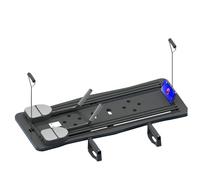 Pilates Board - Multifunctional Abdominal Board with Resistance Bands and Knee Mat, Multi-Purpose Foldable Pilates Reformer for Home gym, AB Roller for Full Body