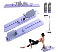 Pilates Board Pilates Reformer Machine, Upgraded Split Reformer Pilates Board at Home, 7-in-1 Multifunctional Portable Pilates Reformer Set, for Women Core/Back/Arm/Leg Workouts Pilates Equipment