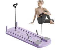 Pilates Board, Pilates-Reformer Set, Pilates Reformer Device for At Home | Pilates Reformer Device for Home Exercise, Multipurpose Training Committee for Home Training