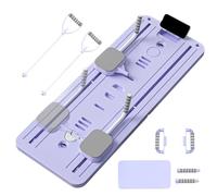 Pilates Board - Portable Abdominal Machine For Home | Core Trainer System With Bands, Foldable Strength Training Equipment Full Body Toning, Non-Slip Fitness Board For Men & Women