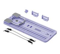 Pilates Board Reformer Set - Sliding Board Sculpt & Shape Your Body - 5in1 Pilates Reformer for Full Body Workout (Purple )