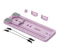 Pilates Board Reformer Set - Sliding Board Sculpt & Shape Your Body - 5in1 Pilates Reformer for Full Body Workout (Pink )