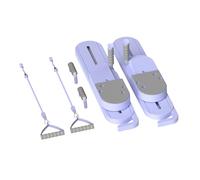 Pilates Board - Split Type Pilate Board | 2025 Multi-purpose AB Folding AB Training Machine | Multifunction Abdominal Machine For Legs Core Strength Legs Balance Sports Yoga I