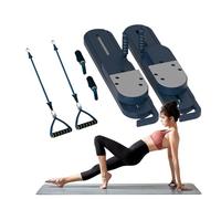 Pilates Board - Training | Fitness System - Modular Resistance Body Sculpture, Improved Stability Muscle Machine, Product and Use for Indoor Yoga
