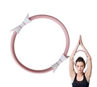 Pilates Body Ring - 38 cm PP + Silicone Pilates Hoop | Fitness Trainer with Comfortable Handles for Exercise on the Mat, Training with Equipment, Training for Arms