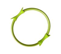 Pilates Circle - 38 cm PP Yoga Ring, Fitness Trainer, Comfortable Handles, Improved Design, Lightweight | Mat Training Equipment for Arms, Legs, Core Muscles