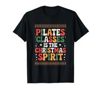 Pilates Class Is The Christmas Spirit Christmas T-Shirt