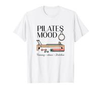 Pilates Club Movement Breathe Stretch Design T-Shirt