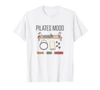 Pilates Club Movement Breathe Stretch Design T-Shirt