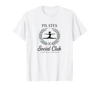 Pilates Club Movement Breathe Stretch Design T-Shirt