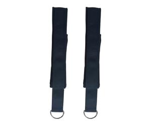 Pilates D-Ring Straps, Elastic Double Ring Cord, Stretch Straps for Reformer, Pilates, Ballet, Yoga, Gym and Home Training