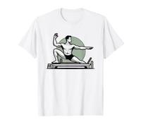 Pilates Dad Reformer Machine Graphic Strong Workout Man T-Shirt