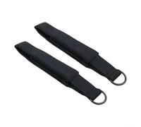 Pilates Double Loop Straps, 2 Pack Foot Reformer Bands, Dual Length Exercise Belts, Soft for POLAR Fleece Grip, Home Gym Flexibility Training