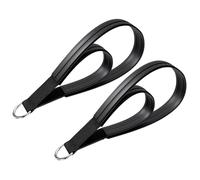 Pilates Double Loop Straps | Double Loop D-Ring Anti-Slip Padded,Pilates Stretch Straps for Reformer | for Beginners Ladies Enthusiasts Athletes Home Gym Dorm Apartment