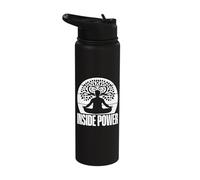 Pilates Enthusiasts Inside Power Pilates Stainless Steel Insulated Water Bottle
