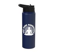 Pilates Enthusiasts One Extra Pranayama Pilates Stainless Steel Insulated Water Bottle