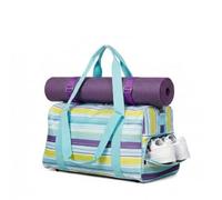 Pilates Equipment Bag for Mat Blocks Shoes Wet/Dry Pockets