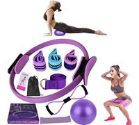 Pilates Essentials Kit for Women, New Better Me Pilates Kit,Yoga Rings, Booty Bands,Yoga Ball,Yoga Sets for Women - Complete Set of 11 Accessories,Pilates Equipment for Home Workouts