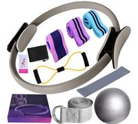 Pilates Essentials Kit for Women, New Better Me Pilates Kit,Yoga Rings, Booty Bands,Yoga Ball,Yoga Sets for Women - Complete Set of 11 Accessories,Pilates Equipment for Home Workouts