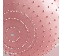 Pilates Exercise Ball - Groundnut Shape, Sensory Fitness Tool, Stability Training Equipment, Air Pump Included | For Home Workout Physical Activity Kids Office Women Pregnancy Balance Gym Accessories