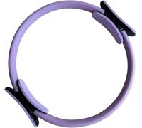 Pilates Fitness Ring,Double Handle Exercise Ring,Fitness Magical Ring,Core Balanced Pilates Resistance Ring,Pilates Magical Ring for Core Training,Toning Thighs,Abs and Legs Strong Toner (Purple)