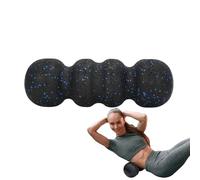 Pilates Foam Roller - Textured Wave Yoga Roller, High Strength Fitness Cylinder, Deep Massage Muscle Recovery Tool, Firm Pressure Exercise Equipment | for Athletes Gym Studio Home Leg Back Neck Therap